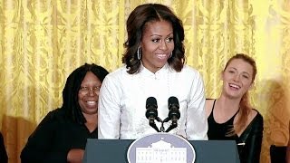 First Lady Michelle Obama Hosts a Student Film Symposium