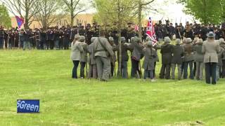 5th graders hold Civil War reenactment