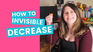 Learn how to Invisible Decrease | Easy Amigurumi Crochet Tutorial for Beginners