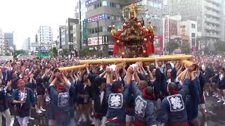 2017（平成29年）富岡八幡宮例大祭・門前仲町交差点/牡丹二三