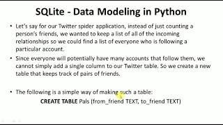 SQLite data Modelling in Python - Python Tutorial by Mahesh Huddar
