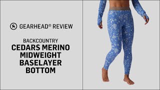 Backcountry Women's Cedars Merino Baselayer Bottom | GH Review