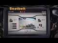 Cat® Next Gen Dozer Monitor: Seat Belt