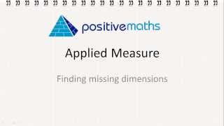 3.4.h Volume 4 - Finding missing dimensions