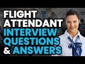 FLIGHT ATTENDANT Interview Questions and Answers (FOR ALL AIRLINES)