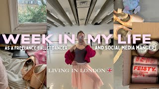 Week in my life as ballet dancer in London // ballet, social media & life in london