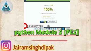 PE2 PYTHON MODULE 2 Essentials 2|| cisco python assignment module 2 essentials 2|| cisco solution PE
