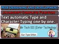 How to Create Typewriter Using HTML JavaScript | javascript tutorial for Beginners | Mr Tech 001