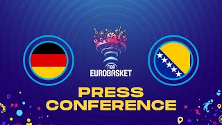 Germany v Bosnia and Herzegovina - Press Conference | FIBA EuroBasket 2022