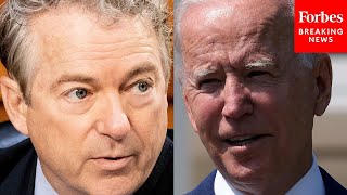 Rand Paul Has A Message For Biden About COVID-19