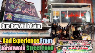 Bad experience Jaranwala food street. Lahori shawarma. Pashawri kabab. Cafe azam smosa or arman pan