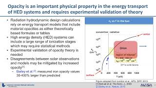 HEDS | Stellar-Relevant Emission-Based Opacity Experiments at the Orion Laser Facility