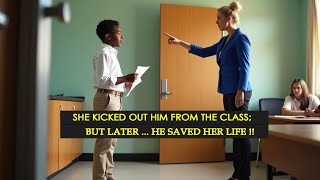 Arrogant Teacher KICKS Out Black Student from the Class - But Later He Saved Her Life