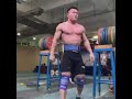 270 kg 595 lbs squat zhang chinese weightlifting strength shorts