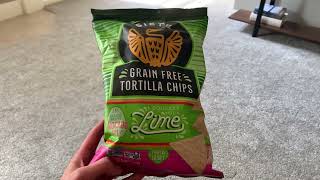 Siete Tortilla Chips Grain Free Gluten Free Chips Paleo \u0026 Vegan Snacks Review