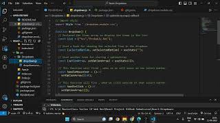 React Dropdown || Coding Ninja Skill Test React project 01