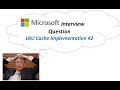#2 Coding Interview Question: LRU Cache Implementation(Logicmojo.com)