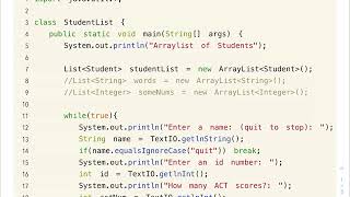 7 3 ArrayList of Objects