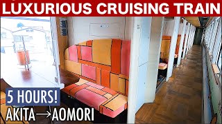 Japan Akita to Aomori Snowy Beautiful Trip by Special Express Train || Resort Shirakami