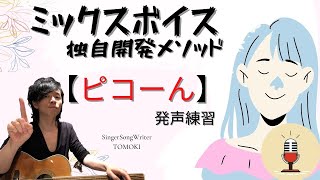 【ミックスボイス：声の太さの秘訣！！】「息を弾く」感覚がとても大切(｡･ω･｡)！！