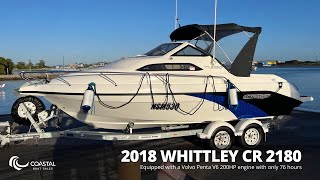 Coastal Boat Sales: 2018 Whittley CR 2180