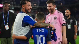 Argentine Natives Luciano Acosta, Lionel Messi and Álvaro Barreal Swap Jerseys after Open Cup Semis