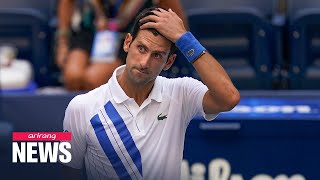 Novak Djokovic disqualified from U.S. Open for hitting line judge with ball
