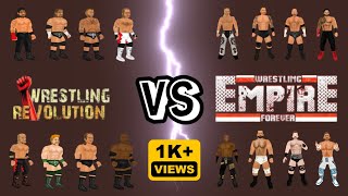 Wrestling Revolution Vs Wrestling Empire Forever Comparison #wrestlingempire #wr2d #wwe #romanreigns