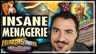 MENAGERIE IS INSANE = CURATOR IS BACK! - Hearthstone Battlegrounds