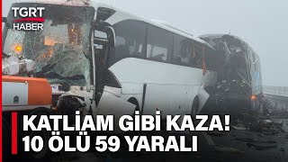 #CANLI | Kuzey Marmara Otoyolu'nda Zincirleme Kaza! Çok Sayıda Ölü ve Yaralı Var