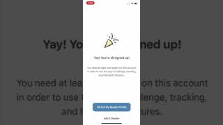 Beanstack Basics Mobile How to create an account