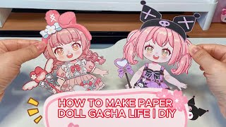HOW TO MAKE PAPER DOLL MOVING | DIY | Draw so easy Anime