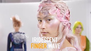 Ocean Inspired Iridescent Finger Waves | KMS Pro