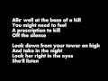 Joshua Radin - Star Mile (lyrics)