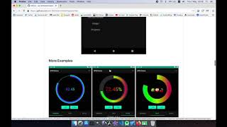 Using DeterminateProgressView library in Android Studio