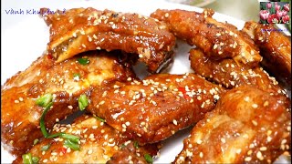 Sườn Chiên Nước Mắm - Bí quyết nấu Sườn Sốt Nước Mắm Tỏi Thơm ngon Đặc Sắc, pork ribs by Vanh Khuyen
