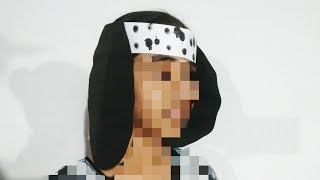Dalmatian dog head band step by step for Nursery kids please follow all the steps