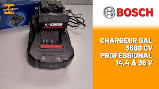 3 différentes tensions de charges pour le Chargeur GAL - BOSCH