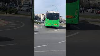 Autobuzul Menarini Citymood 10 #882 întorcând la “Camera de Comerț” pe Linia 50