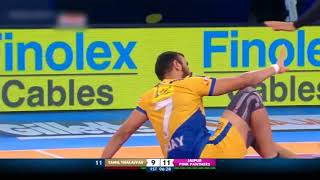 Tamil Thalaivas | Kabaddi | Top raids vs Jaipur Pink Panthers | Ajay Thakur
