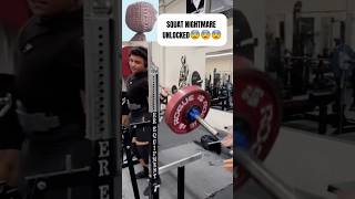 THE WORST SQUAT NIGHTMARE!!! #gym #shorts #shortsfeed #viral