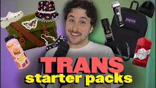 TRANS starter packs (backpack edition)