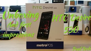 HTC Desire 530 Metro pcs Unboxing free on port in Special for a Limited Time.