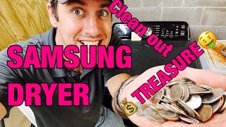 💰Quick treasure hunt🤑 | Vibrating samsung dryer | Blower clean out | DVE45T3400P