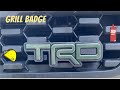 Toyota Tacoma | TRD Grill Badge Install/Review | (2017 Tacoma)