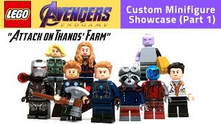 LEGO AVENGERS ENDGAME "Attack on Thanos' Farm" CUSTOM MINIFIGURE SHOWCASE