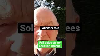 Solicitors fees and costs