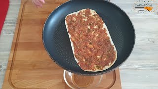 Recette Pizza Turque / Pide à la viande Hanchée - sans Levure❗️❗️❗️