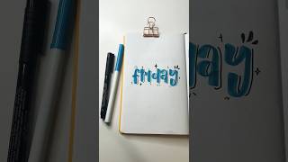 you HAVE to try this lettering trick #fontsonfridays #handlettering #fonts