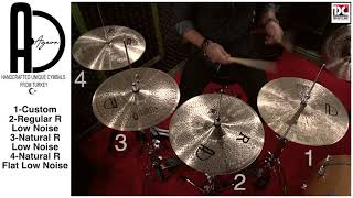 Agean Low Noise Hi-hat Cymbals and Regular Hi-hat Comparison